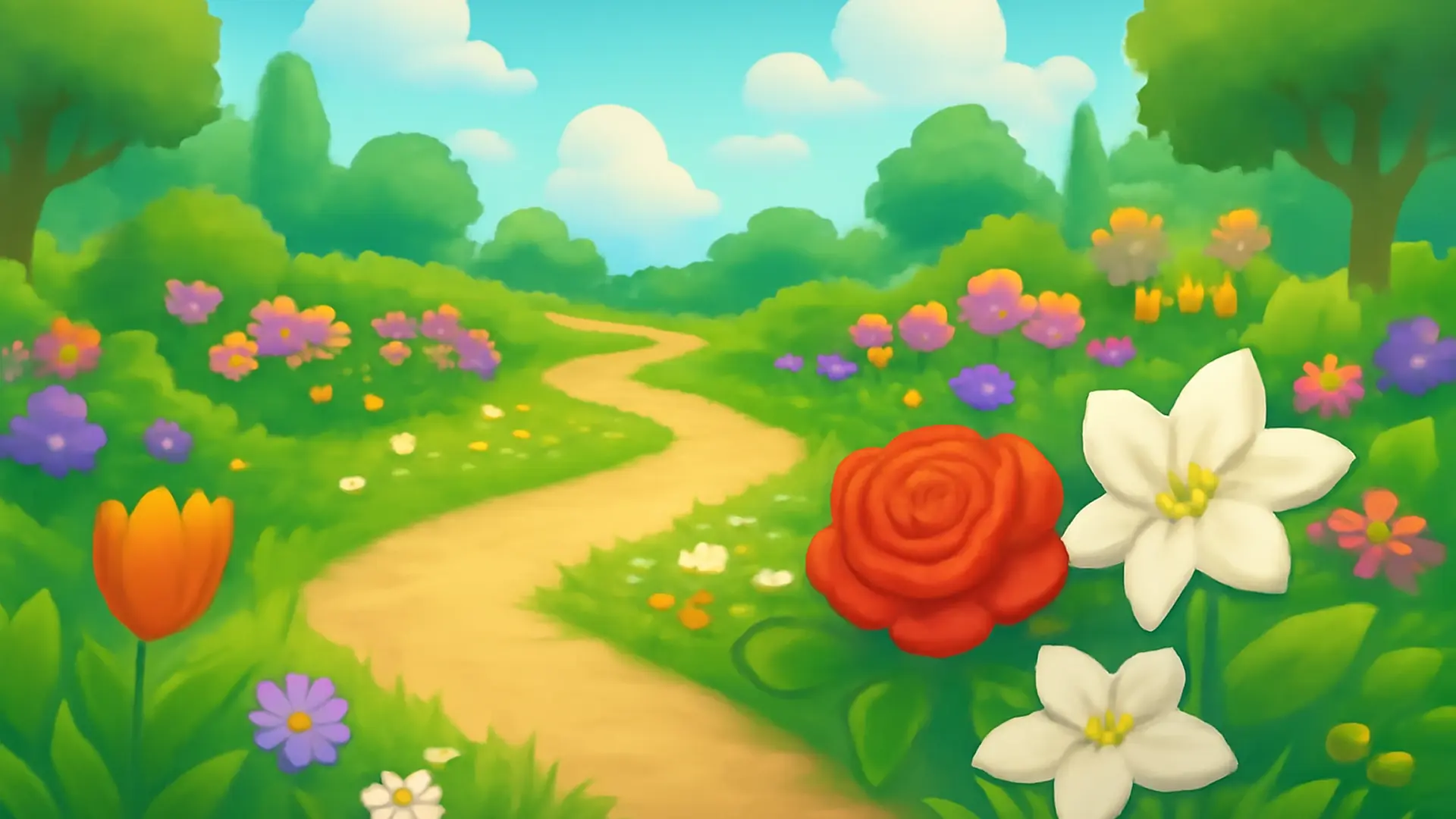 Blomstermotiv fra Beautiful Flower