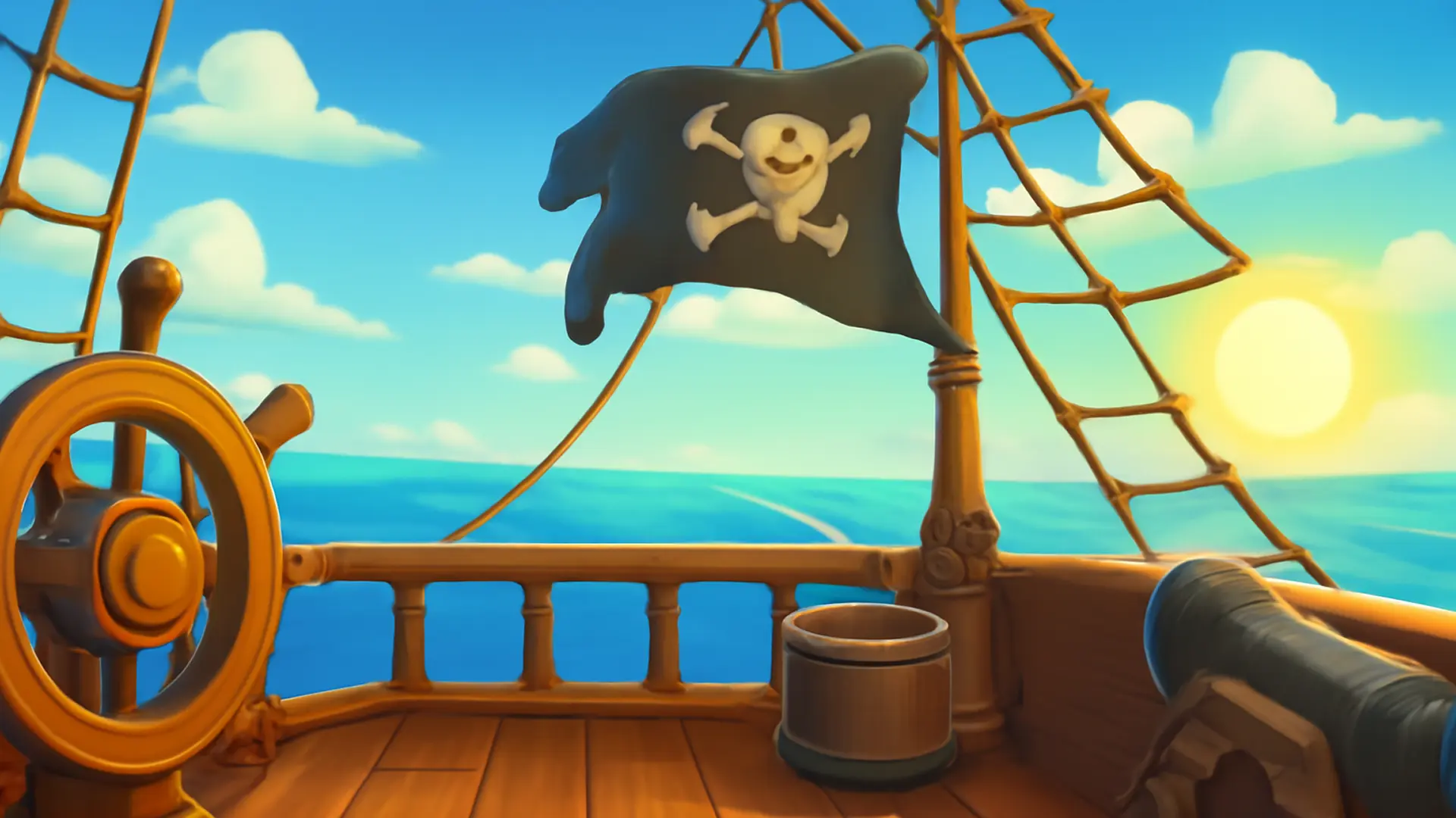 Piratmotiv fra Bloody Pirates