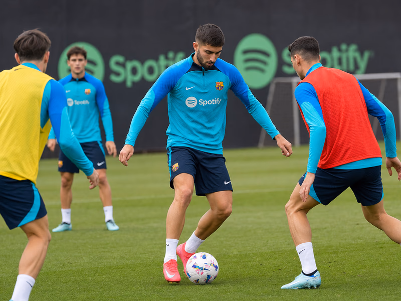 Allenamento di calcio